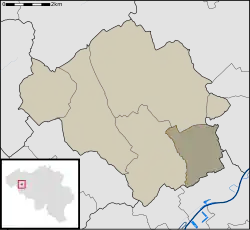 Localização de Kaster em Anzegem