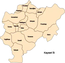 Distritos da província de Caiseri