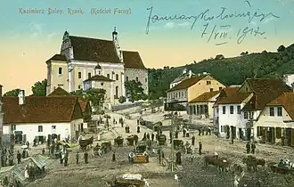 Praça principal, 1914