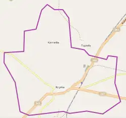 Localização de Kcynia na Polónia