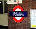 Roundel de High Street Kensington