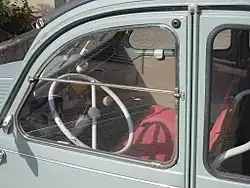 2CV AZ 1950s interior - front