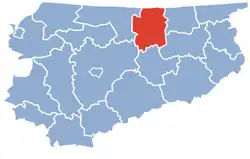 Localização do Condado de Kętrzyn na Vármia-Masúria.
