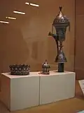Um narguilé do século XIX, conservado no Museu da Era Islâmica.