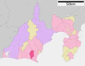 Localização de Kikugawa