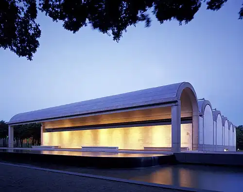 O Kimbell Art Museum em Fort Worth, Texas (1966–72)