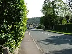 Church Street, a principal via que atravessa Kings Stanley