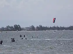 Kitesurf na Laguna, na altura de Figueira, Arraial do Cabo