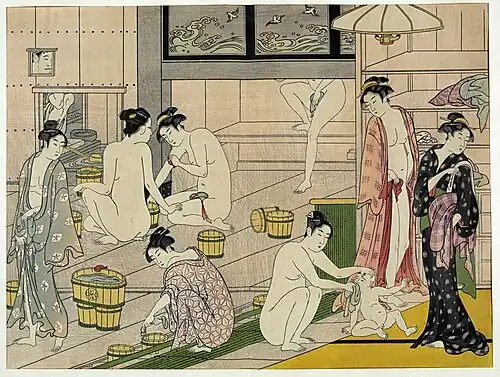 Onna yu Kiyonaga, c. 1780