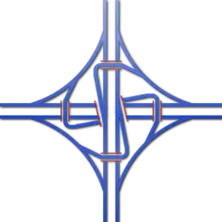 Interseção do tipo moinho