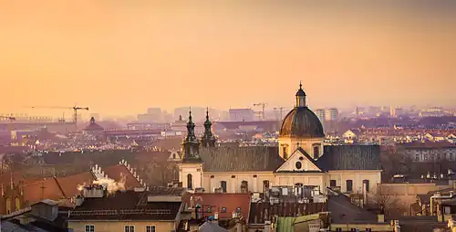 Vista à distância.