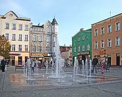 Praça principal de Kościerzyna
