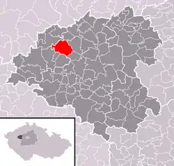 Localização de Kolešovice