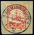 Selos da German South West Africa, carimbo Kolmannskuppe 1912