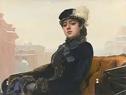 Retrato de uma mulher desconhecida, 1883