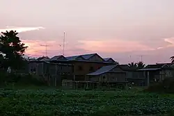 Um bairro de Kratié.