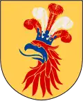 Brasão de armas de Condado de Kristianstad Kristianstads län século XVII-século XX