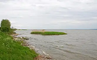 Vista da lagoa do Vístula