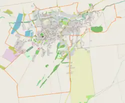 Localização de Krzanowice na Polónia