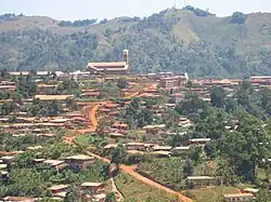 Vista de Tobin olhando para Praças e Catedral Católica