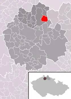 Localização de Kunratice u Cvikova