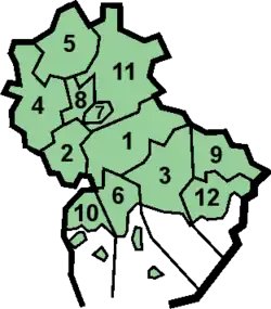 Die Gemeinden von Kymenlaakso