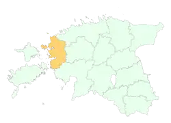 Localização de Região de Ocidental Läänemaa