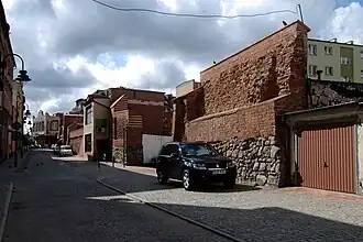 Muralhas da cidade, rua Curie-Skłodowska