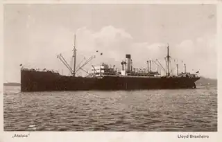 SS Atalaia desaparecido no Oceano Atlântico em 1941.