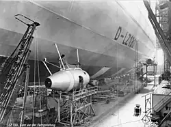 LZ 130 em construção.
