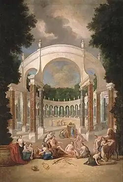 "La Colonnade" de Jean Cotelle, c. 1693