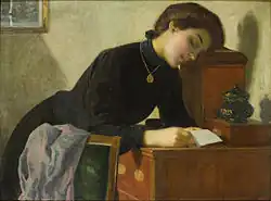 La carta. Óleo sobre tela, 1905, 59 x 79 cm