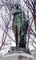 Marquês de Lafayette, estátua de Gilbert du Motier, Marquês de Lafayette em Union Square, Manhattan, Nova York