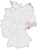 Localização de Annaberg na Alemanha