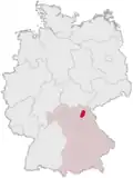 Localização de Kulmbach na Alemanha