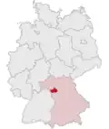 Localização de Neustadt (Aisch)-Bad Windsheim na Alemanha