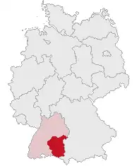 Localização na Alemanha