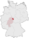 Localização de Werra-Meißner na Alemanha