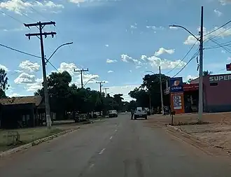 O centro da cidade em maio de 2025