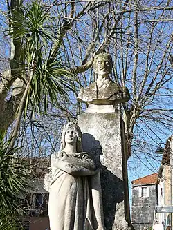 Monumento a Alexandre Laissac (1920, détail), Olargues.