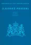Laissez-passer emitido pelos Países Baixos