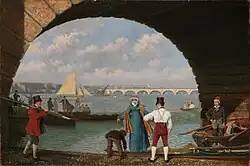 Desembarque na ponte de Westminster , 1818, óleo sobre tela, Fundação Oskar Reinhart , Winterthur