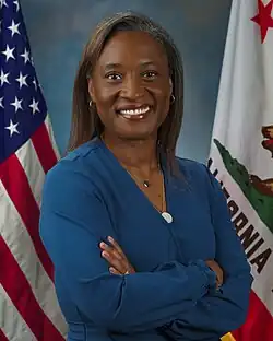 &nbsp;Califórnia Laphonza Butler (D) (2023-)