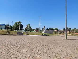 Largo e Praça dos Garimpeiros em Ourilândia do Norte, em 2021
