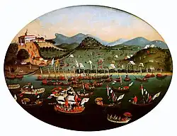 Leandro Joaquim: Procissão Marítima, fim do século XVIII, Museu Nacional de Belas Artes.