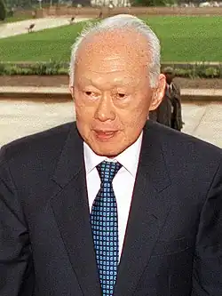 Lee Kuan Yew, o primeiro ministro de Singapura (1959–90)
