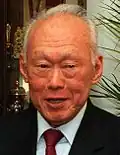 Lee Kuan Yew, primeiro-ministro de Singapura de 1959–1990.