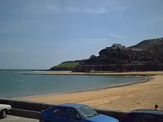 Praia de Lekeitio, perto de Mendeja