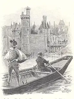 Passagem do Sena na balsa de Nesle.