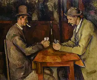 "Os jogadores de cartas", 1892-1895. Instituto Courtauld, em Londres